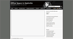 Desktop Screenshot of officespaceinnashville.com